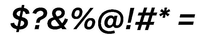 CoFo Sans Pro Georgian Medium Italic Font OTHER CHARS