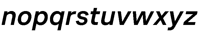 CoFo Sans Pro Georgian Medium Italic Font LOWERCASE