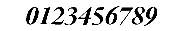Cochin Bold Italic Font OTHER CHARS