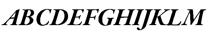 Cochin Bold Italic Font UPPERCASE