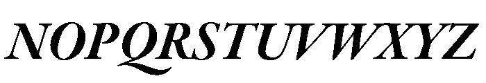 Cochin Bold Italic Font UPPERCASE