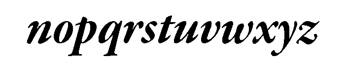 Cochin Bold Italic Font LOWERCASE