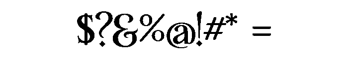 Cochin Bold Font OTHER CHARS