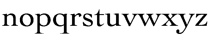 Cochin LT Pro Regular Font LOWERCASE