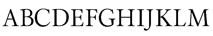 Cochin Light Font UPPERCASE