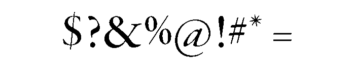 Cochin Medium Font OTHER CHARS