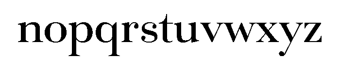 Cochin Regular Font LOWERCASE