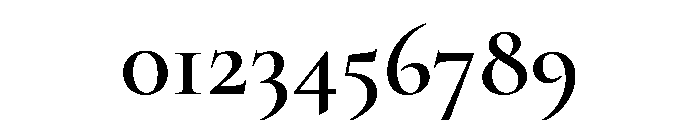 Cochin Semibold Font OTHER CHARS