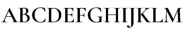 Cochin Semibold Font UPPERCASE