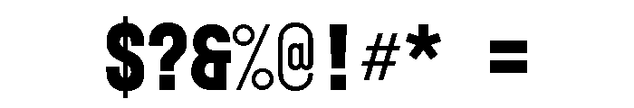 Cofo Kabeltouw Bold Font OTHER CHARS