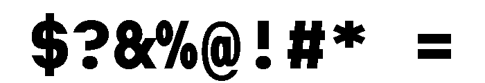 Cofo Kabeltouw Extra Bold Font OTHER CHARS