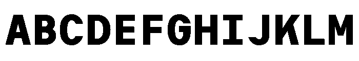 Cofo Kabeltouw Extra Bold Font UPPERCASE