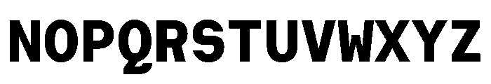 Cofo Kabeltouw Extra Bold Font UPPERCASE