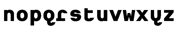 Cofo Kabeltouw Extra Bold Font LOWERCASE