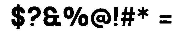 Cofo Kabeltouw Regular Font OTHER CHARS