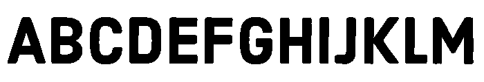 Cofo Kabeltouw Regular Font UPPERCASE