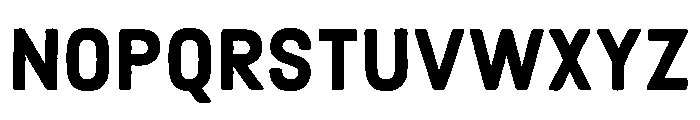 Cofo Kabeltouw Regular Font UPPERCASE
