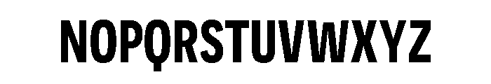 Cofo Kabeltouw Semibold Font LOWERCASE