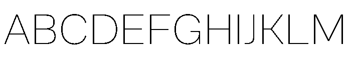 Cofo Sans Pro Arabic Thin Font UPPERCASE
