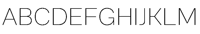 Cofo Sans Pro Devanagari Thin Font UPPERCASE
