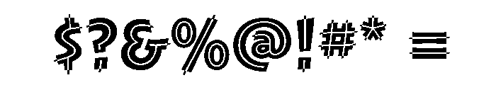 Colo Pro Bold Font OTHER CHARS