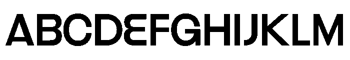 Comba Medium Font UPPERCASE