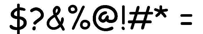Comic Sans MS Regular Font OTHER CHARS