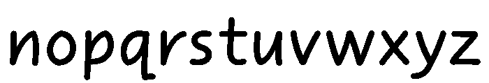 Comic Sans Ms Light Font LOWERCASE