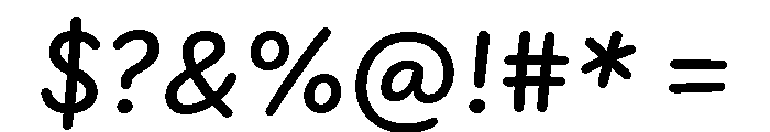 Comic Sans Ms Medium Font OTHER CHARS