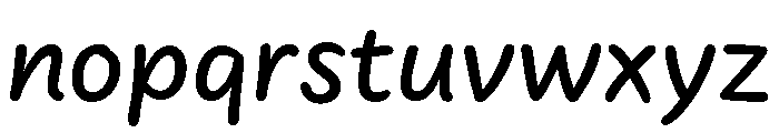 Comic Sans Ms Medium Font LOWERCASE