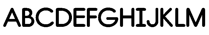 Comic Sans Ms Semibold Font UPPERCASE
