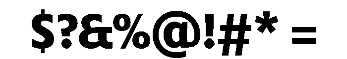 Comma Sans Black Font OTHER CHARS