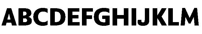 Comma Sans Black Font UPPERCASE