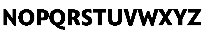 Comma Sans Black Font UPPERCASE