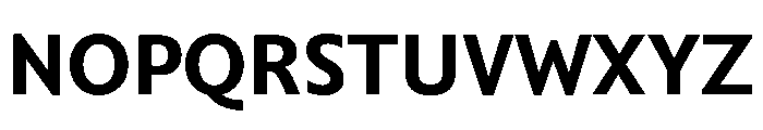 Comma Sans Bold Font UPPERCASE