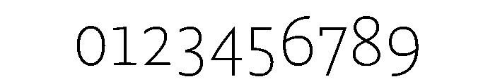 Comma Sans Hairline Font OTHER CHARS