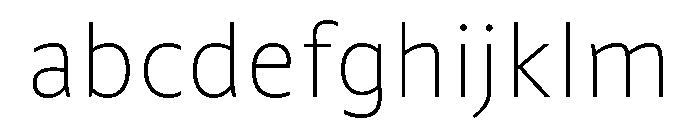 Comma Sans Hairline FONT