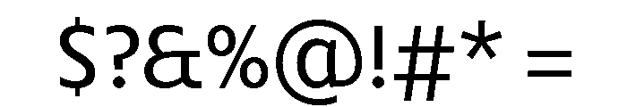 Comma Sans Regular Font OTHER CHARS