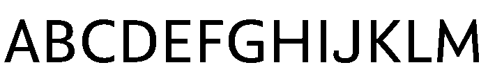 Comma Sans Regular Font UPPERCASE