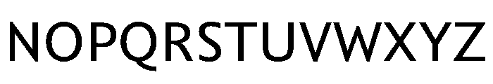 Comma Sans Regular Font UPPERCASE