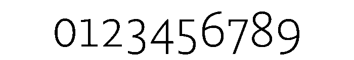 Comma Sans Thin Font OTHER CHARS