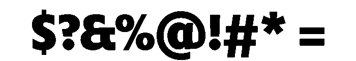Comma Sans Ultra Font OTHER CHARS