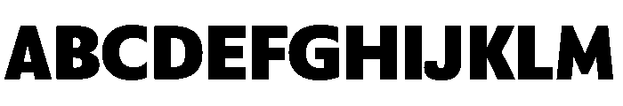 Comma Sans Ultra Font UPPERCASE