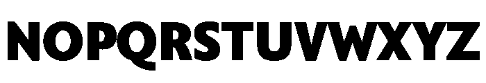 Comma Sans Ultra Font UPPERCASE