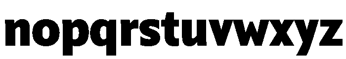 Comma Sans Ultra Font LOWERCASE