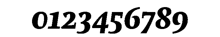 Comma Serif Black Italic Font OTHER CHARS