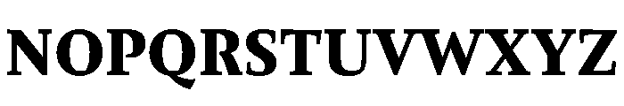 Comma Serif Black Font UPPERCASE