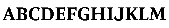 Comma Serif Bold Font UPPERCASE