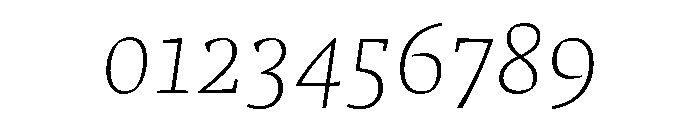 Comma Serif Hairline Italic Font OTHER CHARS