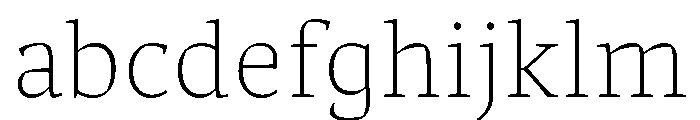 Comma Serif Hairline FONT